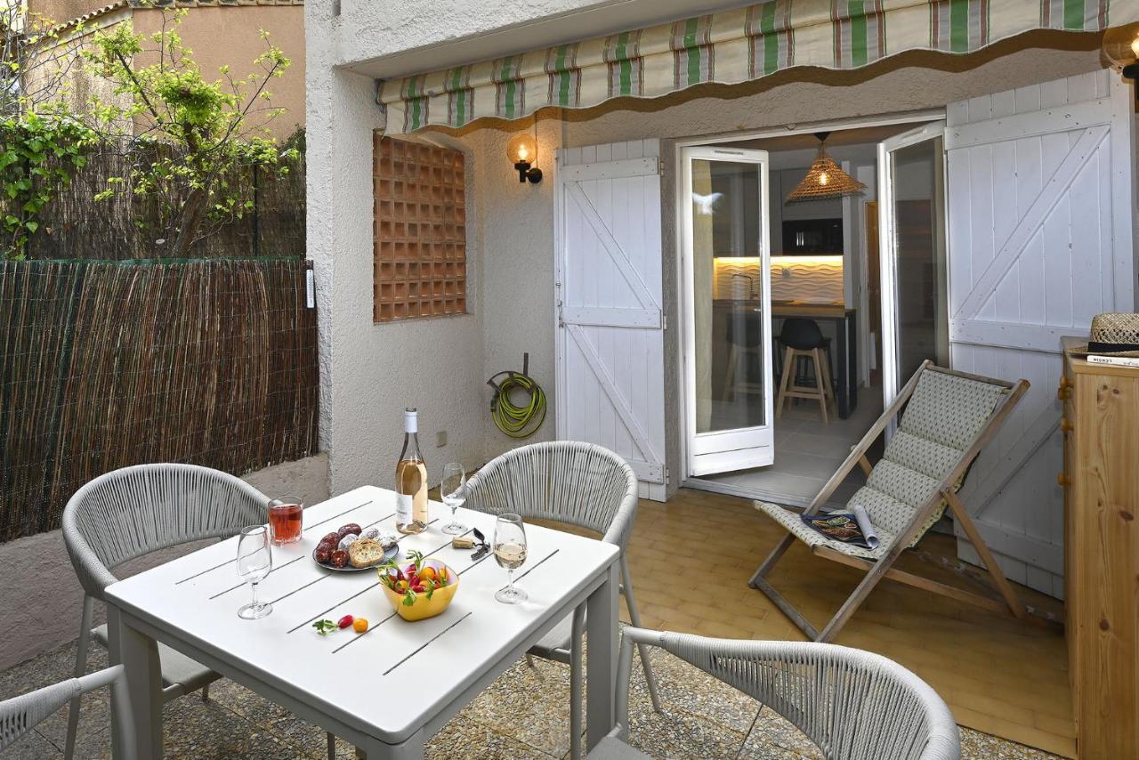 Charmant Studio 2A4 Pers Avec Jardin Et Place De Parking Situe A 5 Min A Pied De La Mer Bandol Ngoại thất bức ảnh